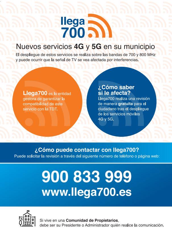 NUEVOS SERVICIOS 4G Y 5G EN EL MUNICIPIO